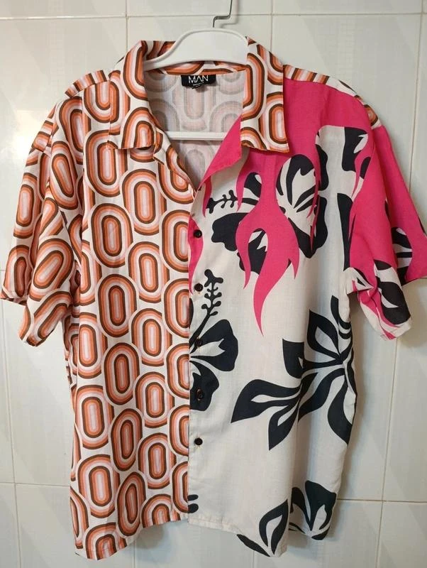 Vintage 70s print shirt R854 – photo 5
